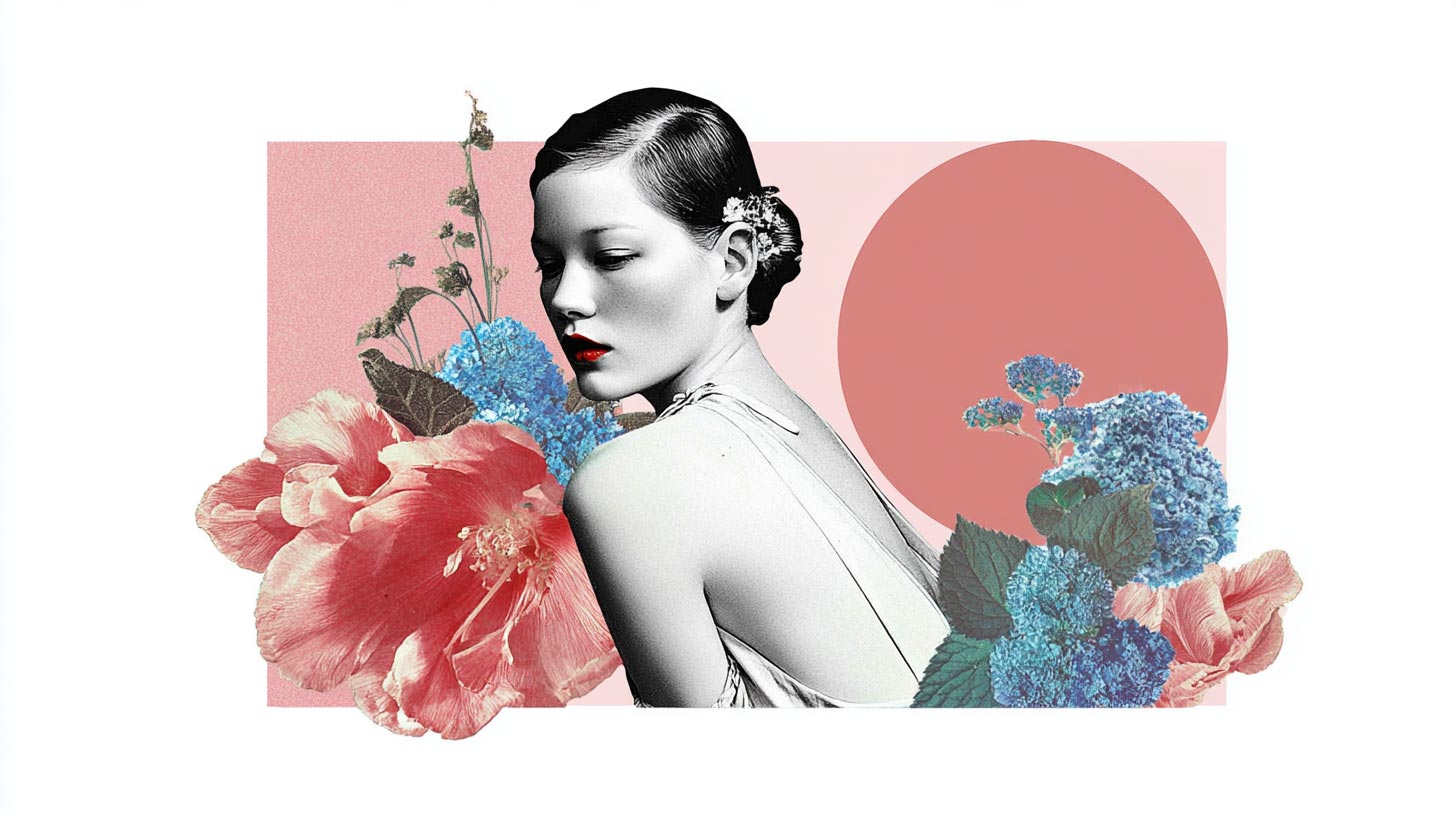 Collage photographique IA pour la mode à Genève